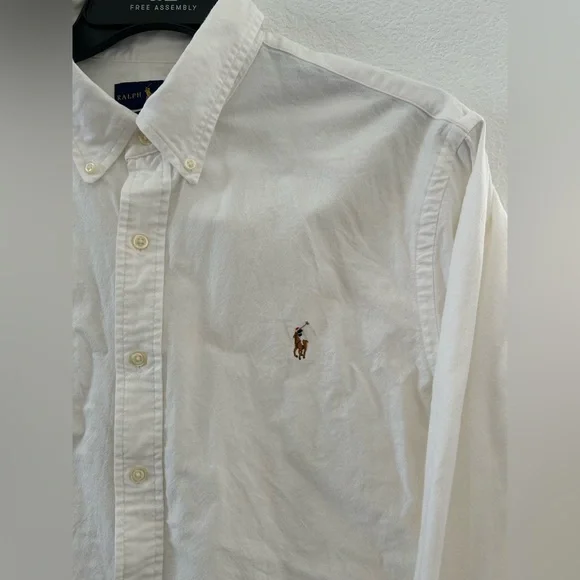 Polo by Ralph Lauren Men's White Shirt XXL SLIM FIT - Picture 2 of 6